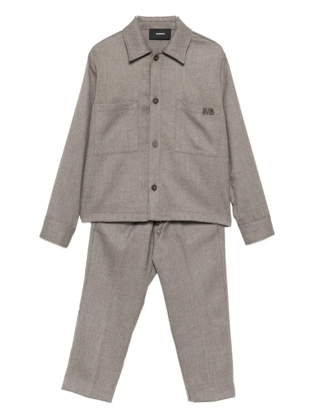 Спортивный костюм из шерсти и хлопка I'M Brian, коричневый
Спортивный костюм из шерсти и хлопка I'M Brian, коричневый