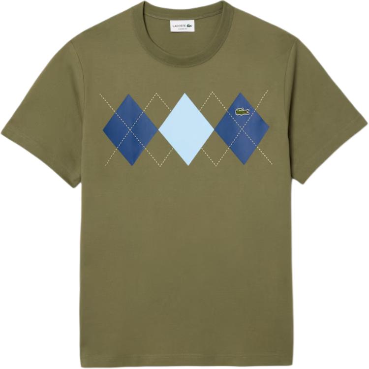 Футболка Cotton с узором Argyle LACOSTE, хаки
Футболка Cotton с узором Argyle LACOSTE, хаки