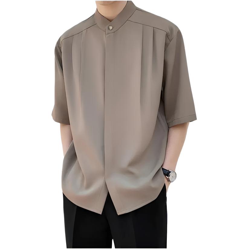 Рубашка Unisex Stand Collar Moderate ZIAREL, хаки
Рубашка Unisex Stand Collar Moderate ZIAREL, хаки