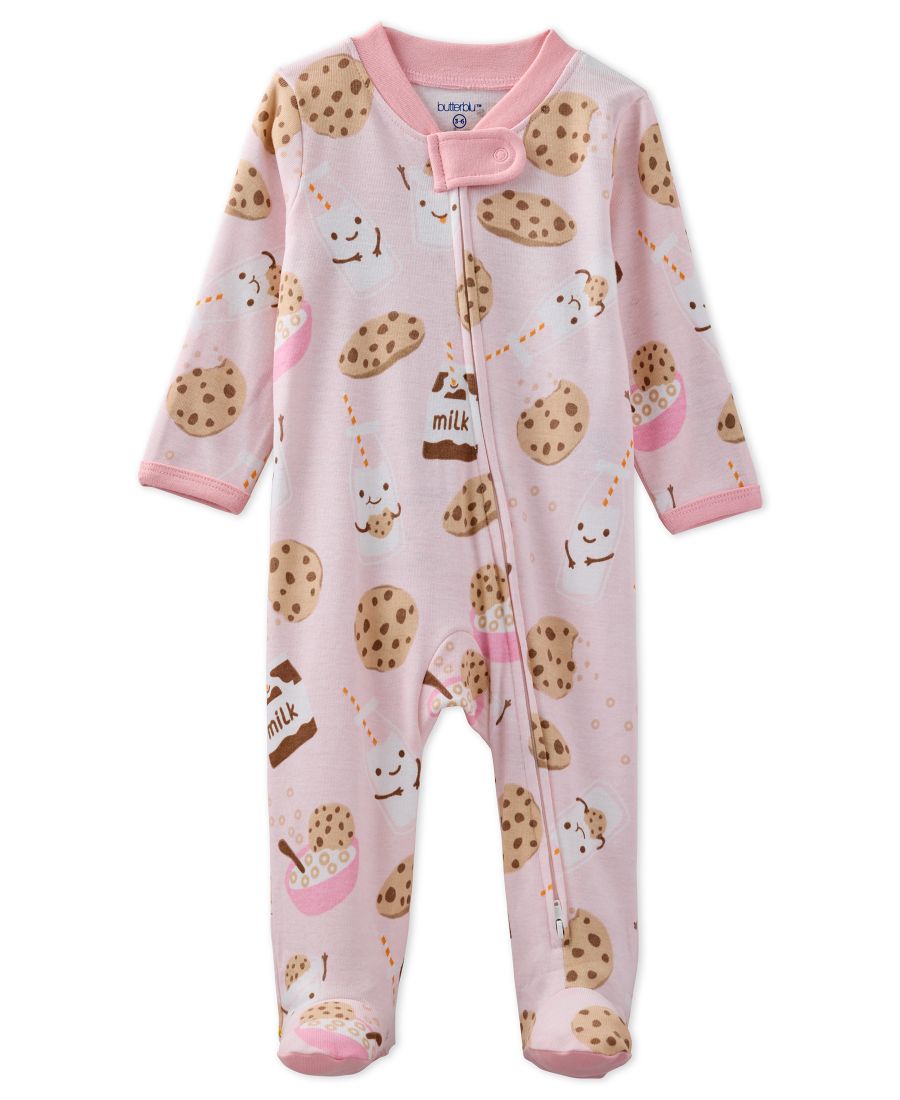 Детский комбинезон для сна и игр Baby Girls Scout с двусторонней молнией и закрытыми ножками butterblu, Pink Milk N Cookie Crew
Детский комбинезон для сна и игр Baby Girls Scout с двусторонней молнией и закрытыми ножками butterblu, Pink Milk N Cookie Crew