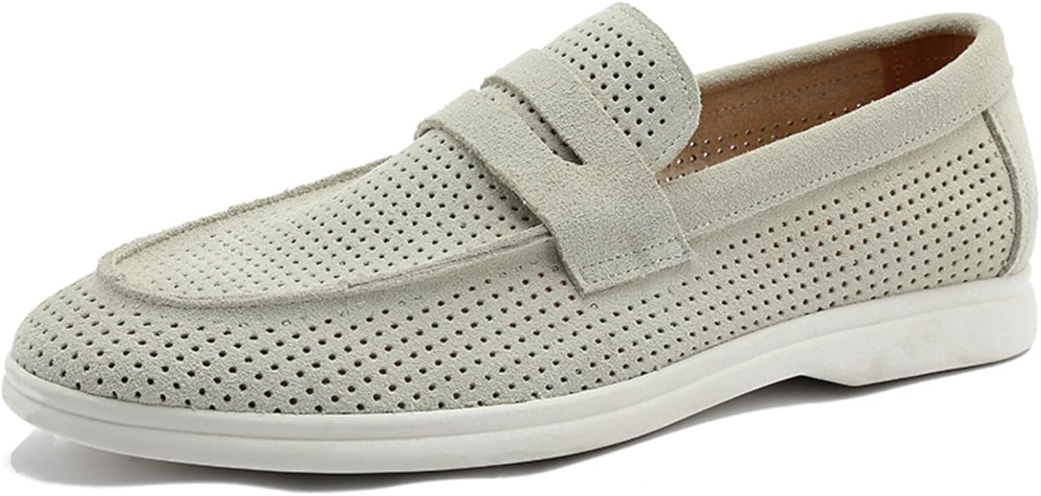 Мужские повседневные лоферы, мокасины, из натуральной кожи, перфорированные, дышащие, на липучке, с белой подошвой, удобные, летние, повседневные Foapts
Мужские повседневные лоферы, мокасины, из натуральной кожи, перфорированные, дышащие, на липучке, с белой подошвой, удобные, летние, повседневные Foapts