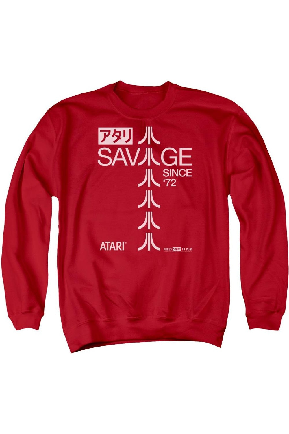 Толстовка Atari Savage 72 для взрослых с круглым вырезом Gildan, красный
Толстовка Atari Savage 72 для взрослых с круглым вырезом Gildan, красный