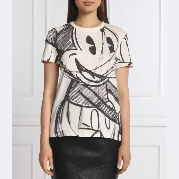 Футболка стандартного кроя Desigual, бежевый 
Футболка стандартного кроя Desigual, бежевый