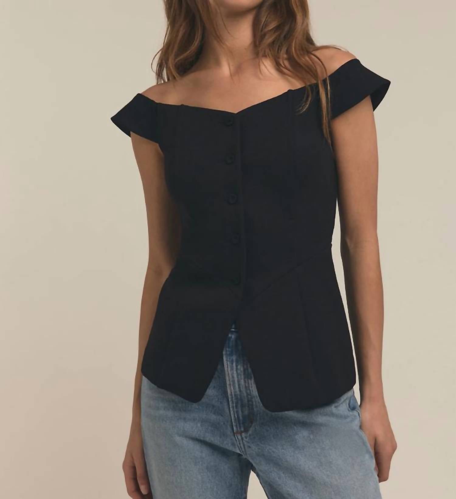 Топ The One I Want в черном цвете Favorite Daughter
Топ The One I Want в черном цвете Favorite Daughter