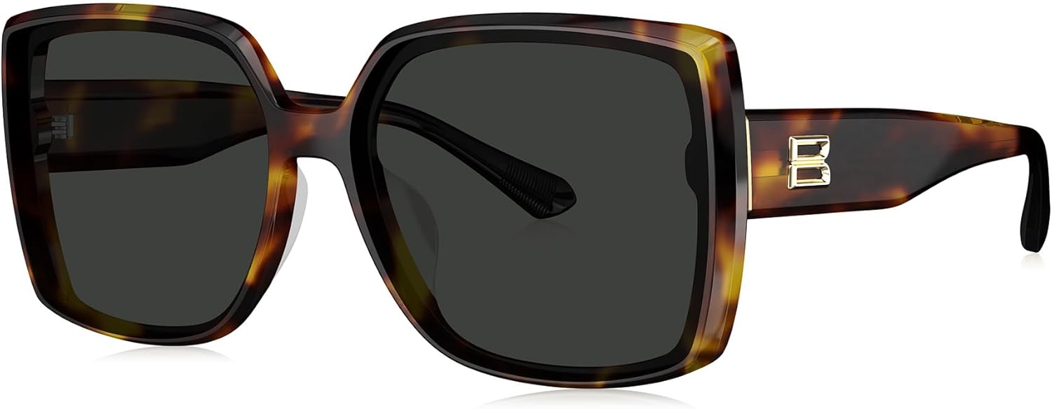 Женские элегантные солнцезащитные очки BOLON с увеличенными нейлоновыми линзами, поляризованными и защитой от УФ-излучения UV400, модель BL3232, 61 мм, эксклюзивный бренд очков EssilorLuxottica, Tortoiseshell/Grey Polarized
Женские элегантные солнцезащитные очки BOLON с увеличенными нейлоновыми линзами, поляризованными и защитой от УФ-излучения UV400, модель BL3232, 61 мм, эксклюзивный бренд очков EssilorLuxottica, Tortoiseshell/Grey Polarized