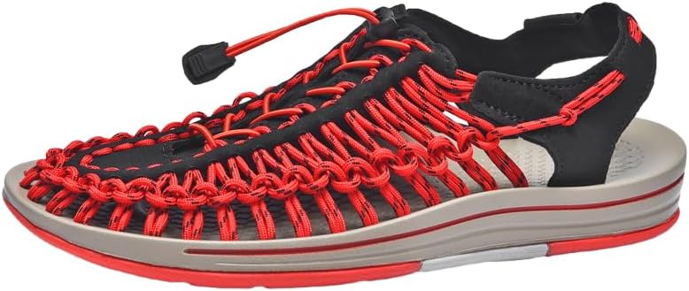 Мужские сандалии HCHCTRY с обернутыми пальцами, дышащие плоские сандалии, летние пляжные сандалии на вынос, повседневные плетеные сандалии, мужские спортивные сандалии, красный
Мужские сандалии HCHCTRY с обернутыми пальцами, дышащие плоские сандалии, летние пляжные сандалии на вынос, повседневные плетеные сандалии, мужские спортивные сандалии, красный