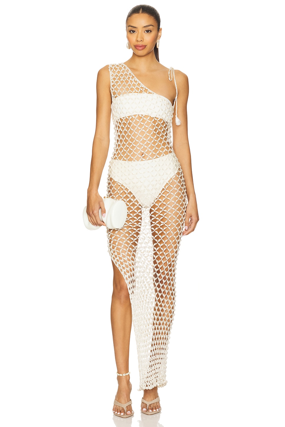 Макси-платье на одно плечо с ручной вязкой и жемчужным украшением Serene My Beachy Side, ivory
Макси-платье на одно плечо с ручной вязкой и жемчужным украшением Serene My Beachy Side, ivory