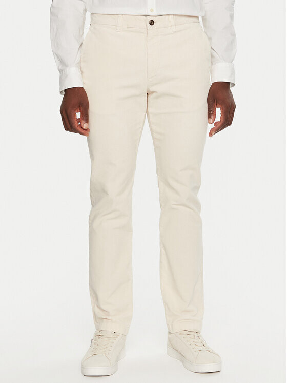 Тканевые брюки стандартного кроя Tommy Hilfiger, экрю
Тканевые брюки стандартного кроя Tommy Hilfiger, экрю