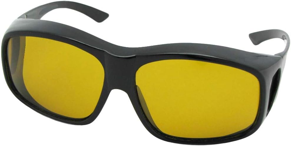 Очень большие, облегающие, поляризованные солнцезащитные очки для мужчин с защитой от УФ-излучения - Боковые щитки для солнцезащитных очков F19 Sunglass Rage, Black-dark Yellow Lens
Очень большие, облегающие, поляризованные солнцезащитные очки для мужчин с защитой от УФ-излучения - Боковые щитки для солнцезащитных очков F19 Sunglass Rage, Black-dark Yellow Lens