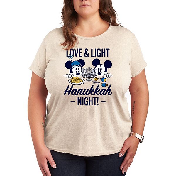 Футболка Plus size Love & Light Hanukkah Night Graphic Disney, Beige
Футболка Plus size Love & Light Hanukkah Night Graphic Disney, Beige