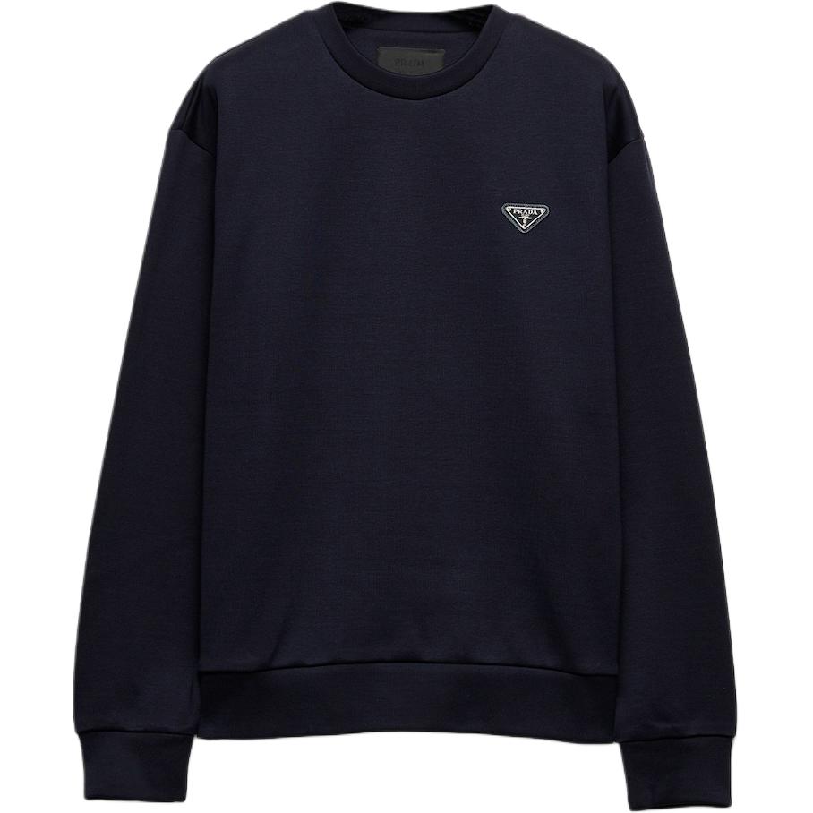 Свитшот с треугольным логотипом PRADA, темно-синий
Свитшот с треугольным логотипом PRADA, темно-синий