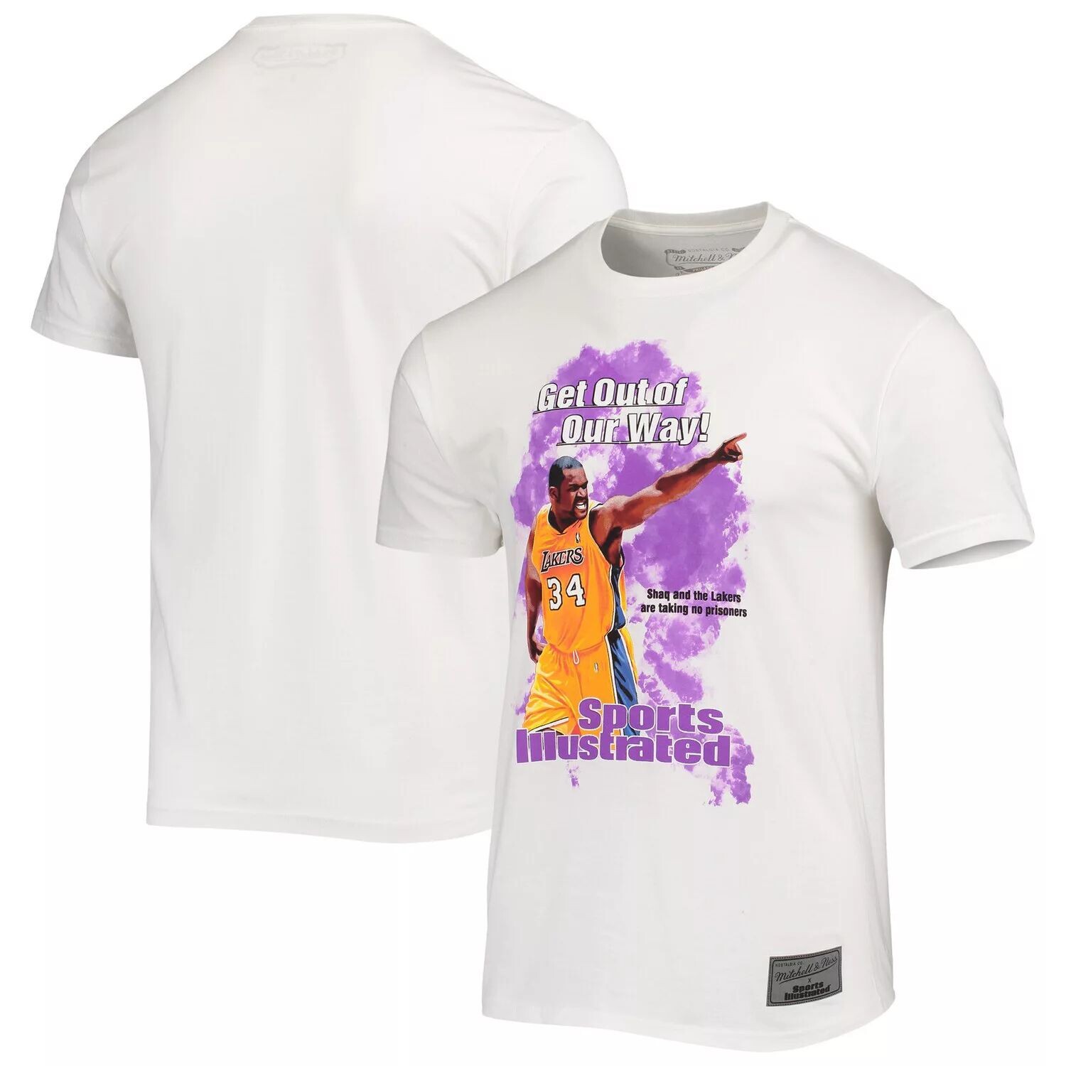 Мужская белая футболка с игроком Los Angeles Lakers Mitchell & Ness x Sports Illustrated Shaquille O'Neal, Белый, Мужская белая футболка с игроком Los Angeles Lakers Mitchell & Ness x Sports Illustrated Shaquille O'Neal
Мужская белая футболка с игроком Los Angeles Lakers Mitchell & Ness x Sports Illustrated Shaquille O'Neal, Белый, Мужская белая футболка с игроком Los Angeles Lakers Mitchell & Ness x Sports Illustrated Shaquille O'Neal