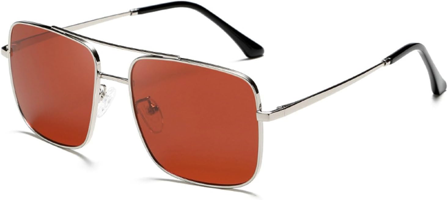 Солнцезащитные очки в стиле ретро квадратной формы для женщин и мужчин, очки-пилот, модные винтажные большие очки в металлической оправе с защитой от УФ-излучения mincl, C2
Солнцезащитные очки в стиле ретро квадратной формы для женщин и мужчин, очки-пилот, модные винтажные большие очки в металлической оправе с защитой от УФ-излучения mincl, C2