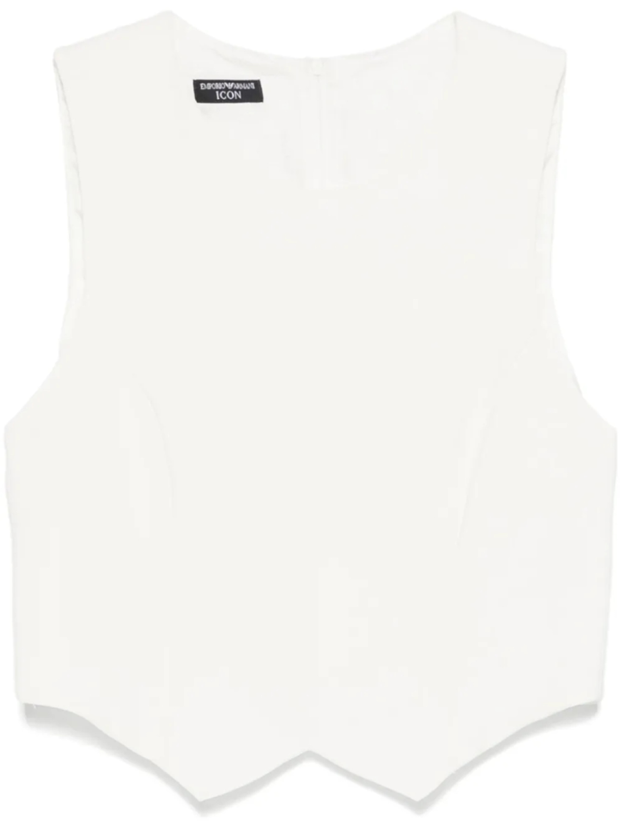 Топ с круглым вырезом Emporio Armani, белый
Топ с круглым вырезом Emporio Armani, белый