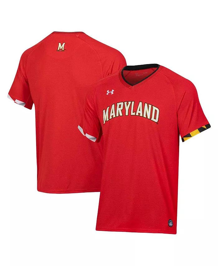 Мужская футболка с V-образным вырезом Maryland Terrapins в красном цвете для софтбола Under Armour
Мужская футболка с V-образным вырезом Maryland Terrapins в красном цвете для софтбола Under Armour