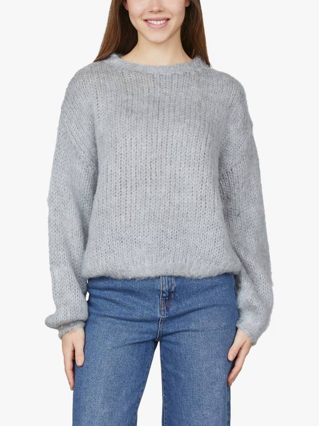 Лидарный текстурированный вязаный джемпер Sisters Point, цвет Light Grey
Лидарный текстурированный вязаный джемпер Sisters Point, цвет Light Grey