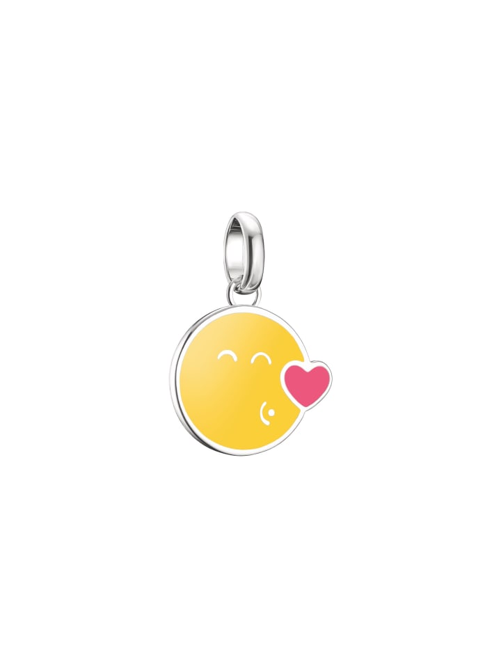 Thomas Sabo Подвеска-шарм Smileyworld Kiss Charm Pendant Connect, серебристая, разноцветная
Thomas Sabo Подвеска-шарм Smileyworld Kiss Charm Pendant Connect, серебристая, разноцветная