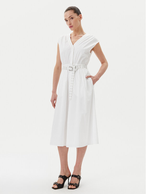 Платье на каждый день стандартный крой MS5830KF4C Michael Michael Kors, белый 
Платье на каждый день стандартный крой MS5830KF4C Michael Michael Kors, белый