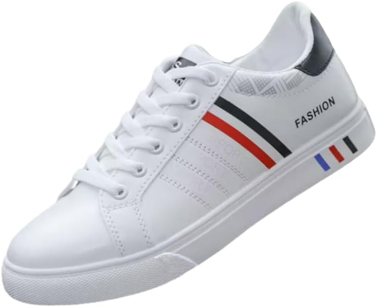 Мужские низкие кроссовки - белые на шнуровке, дышащий верх из ПУ и мягкая подошва из ПВХ, для всех сезонов, для спортзала, повседневной носки и активного отдыха Clolinde
Мужские низкие кроссовки - белые на шнуровке, дышащий верх из ПУ и мягкая подошва из ПВХ, для всех сезонов, для спортзала, повседневной носки и активного отдыха Clolinde