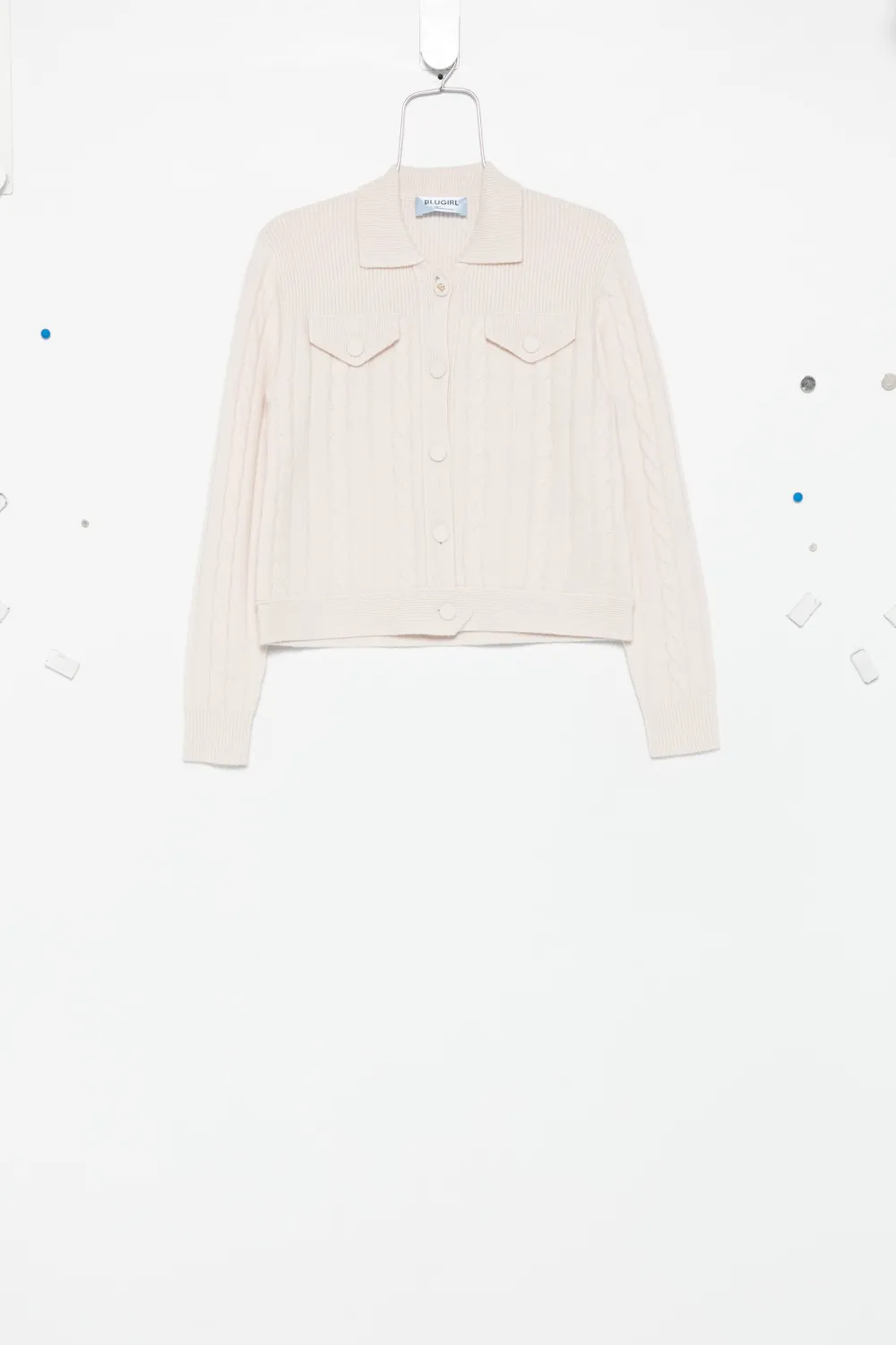 Кардиган фактурной вязки Blugirl, нейтральный
Кардиган фактурной вязки Blugirl, нейтральный