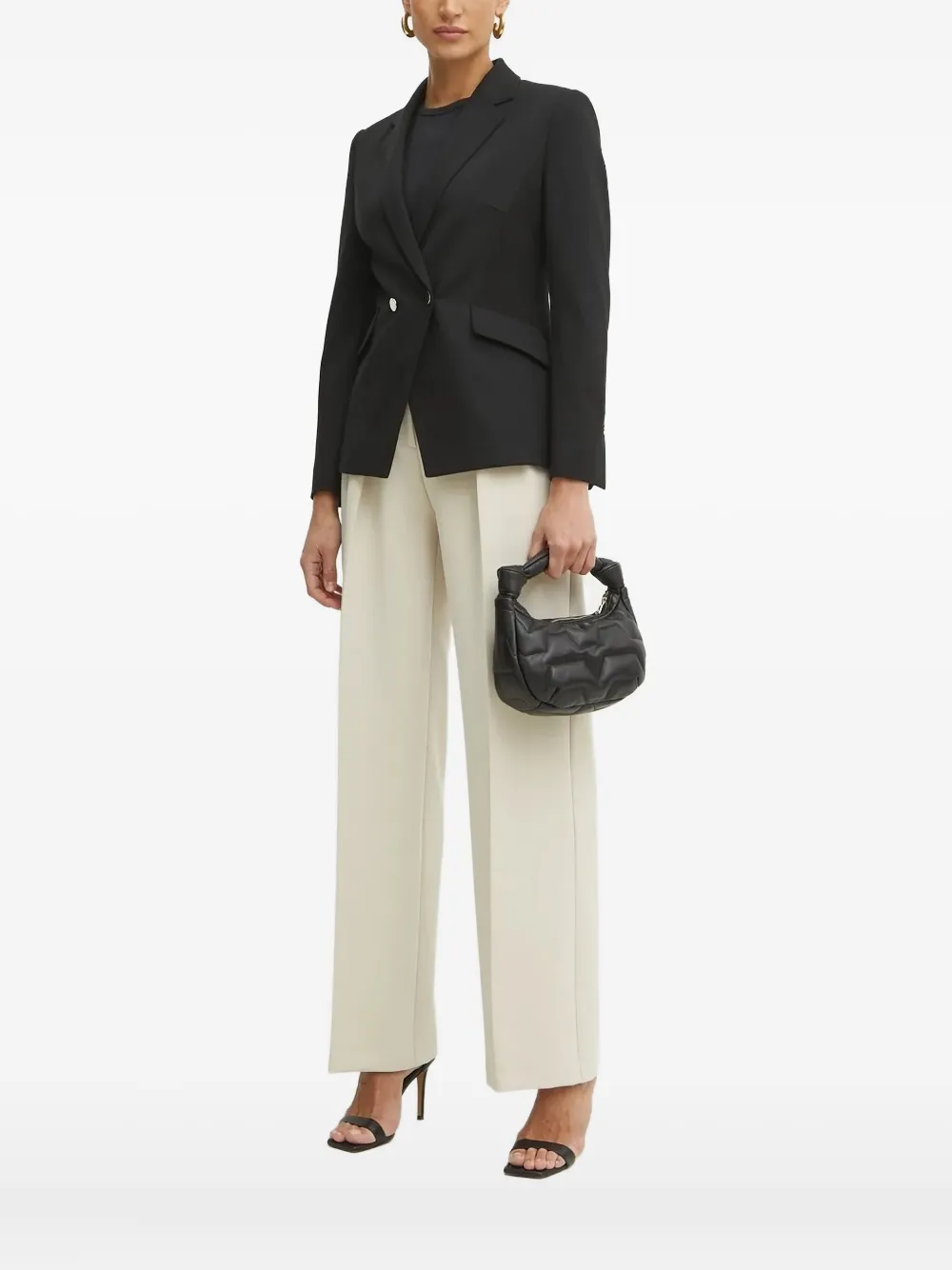 Двубортный блейзер BOSS, черный
Двубортный блейзер BOSS, черный