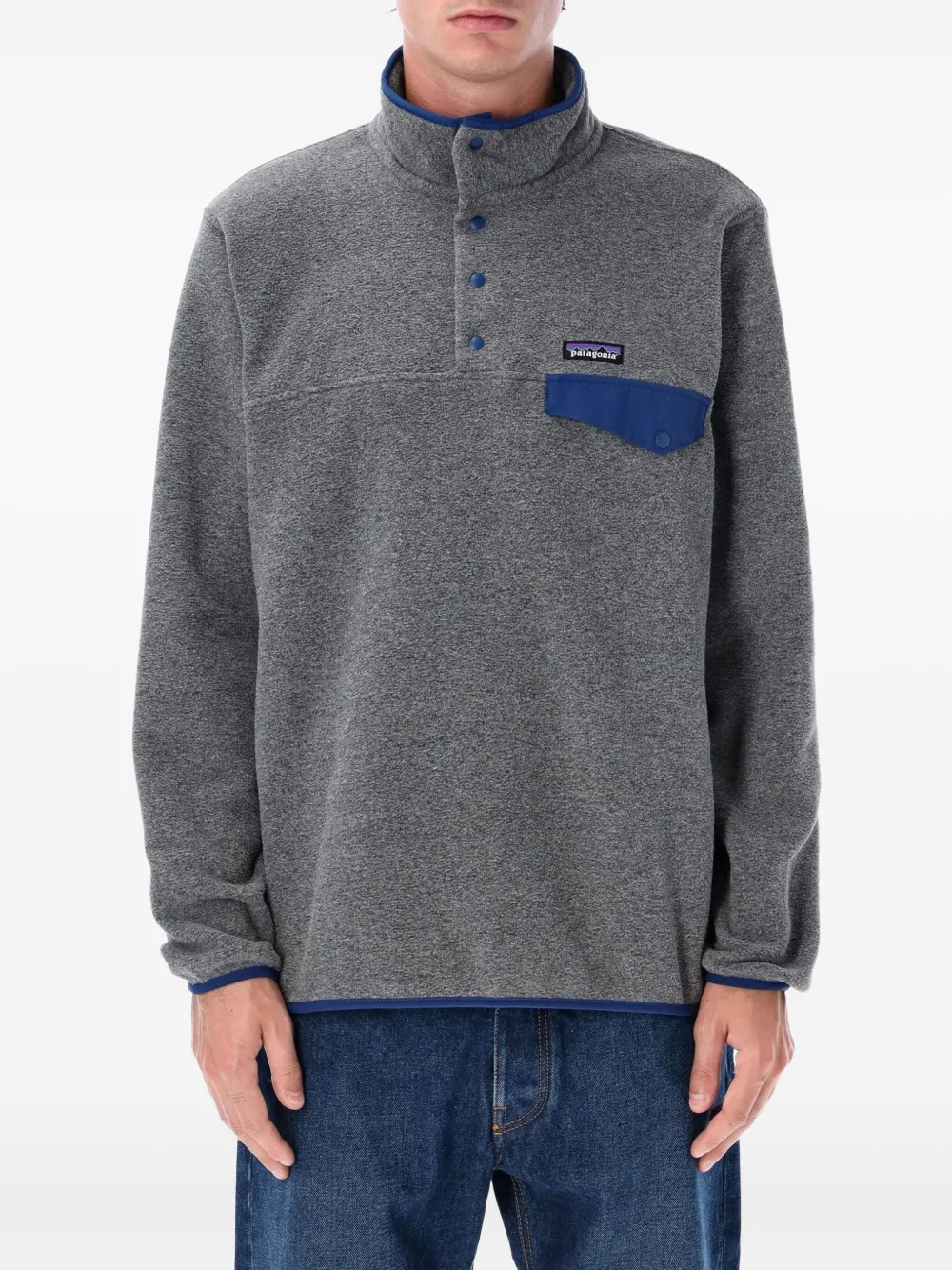 Флисовый свитшот на кнопках Patagonia, серый
Флисовый свитшот на кнопках Patagonia, серый