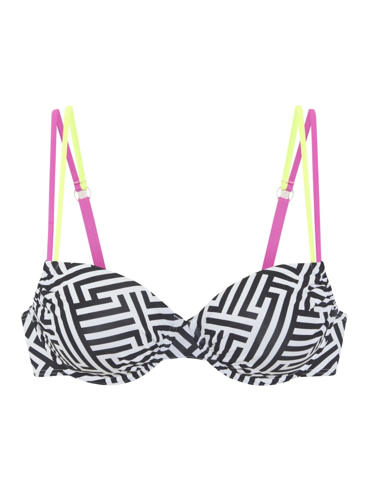 Верх бикини Buffalo, черно-белый
Верх бикини Buffalo, черно-белый