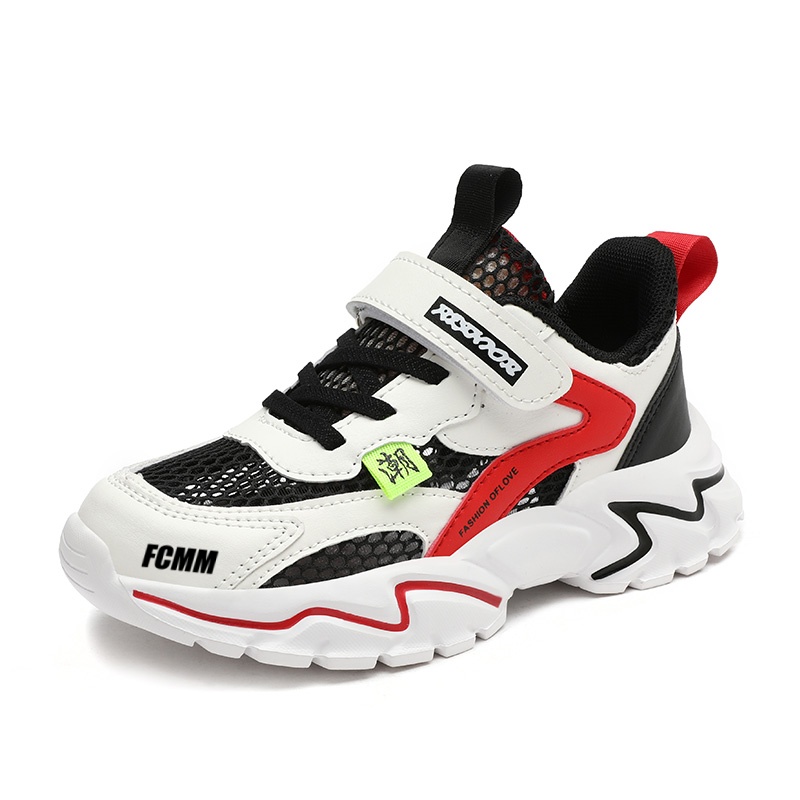 Противоскользящая износостойкая повседневная обувь для детей FCMM, черный/красный
Противоскользящая износостойкая повседневная обувь для детей FCMM, черный/красный