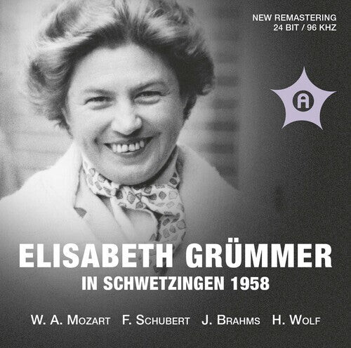CD диск Mozart / Schubert / Brahms: Elisabeth Grummer in Schwetzin
CD диск Mozart / Schubert / Brahms: Elisabeth Grummer in Schwetzin
