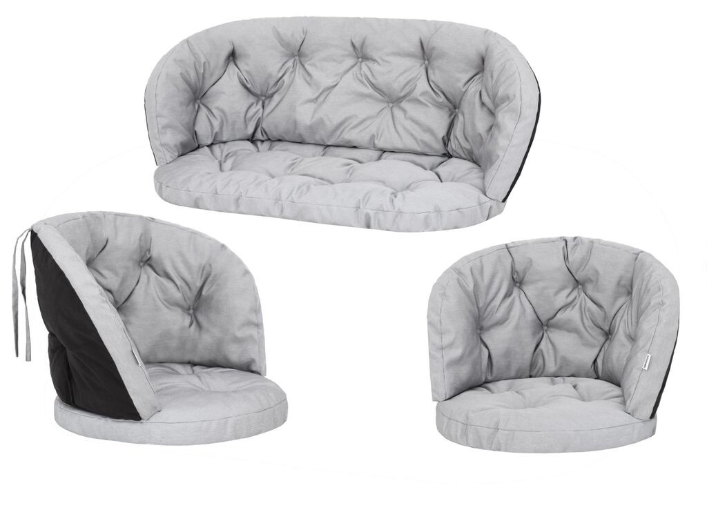 Подушка PillowPrim для ротанговой мебели, подушки для скамьи, подушки для скамейки, комплект подушек, подушки для отдыха, летние скамейки, набор из 2 подушек для кресел + скамейка, антрацит Stanislaw Jurga
Подушка PillowPrim для ротанговой мебели, подушки для скамьи, подушки для скамейки, комплект подушек, подушки для отдыха, летние скамейки, набор из 2 подушек для кресел + скамейка, антрацит Stanislaw Jurga