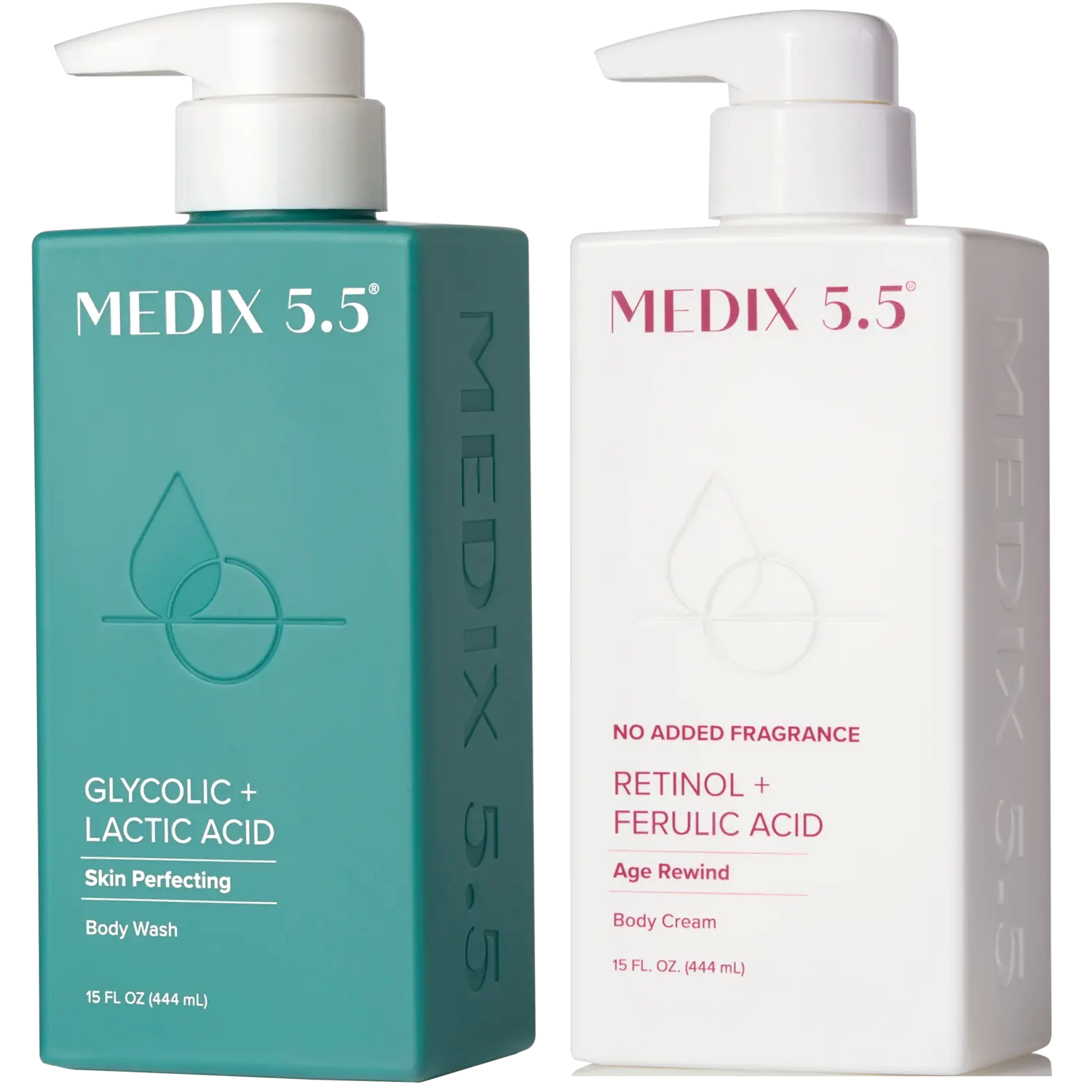 Укрепление и разглаживание кожи | Гель для душа с гликолевой кислотой, крем для тела без отдушек с ретинолом и феруловой кислотой Medix 5.5
Укрепление и разглаживание кожи | Гель для душа с гликолевой кислотой, крем для тела без отдушек с ретинолом и феруловой кислотой Medix 5.5