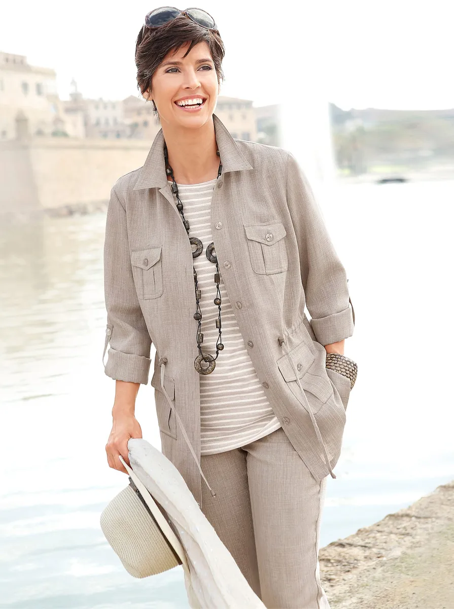 Блузка-пиджак "блузка-пиджак", цвет Stein
Блузка-пиджак "блузка-пиджак", цвет Stein