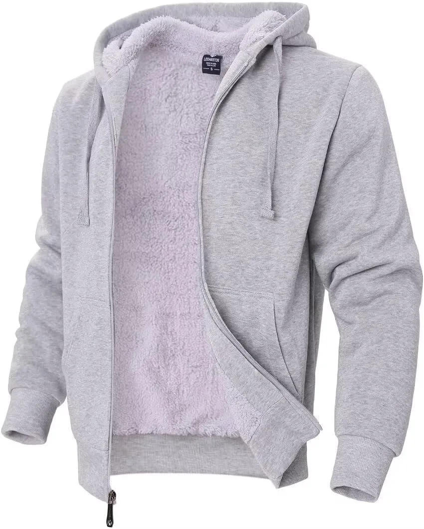 Lee Hanton мужская флисовая куртка легкая с молнией Sherpa
Lee Hanton мужская флисовая куртка легкая с молнией Sherpa