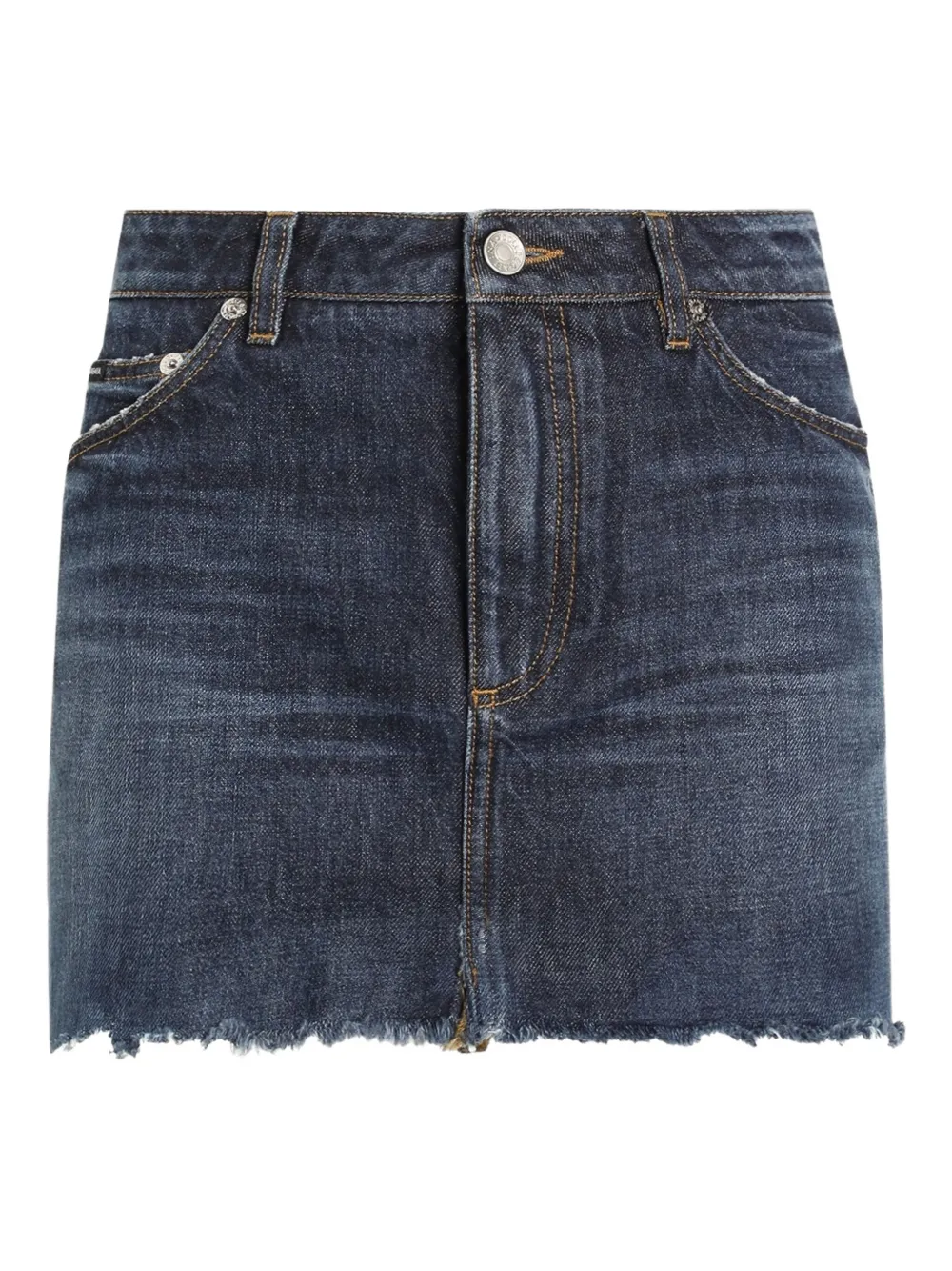 Джинсовая юбка мини с бахромой DOLCE & GABBANA, синий
Джинсовая юбка мини с бахромой DOLCE & GABBANA, синий