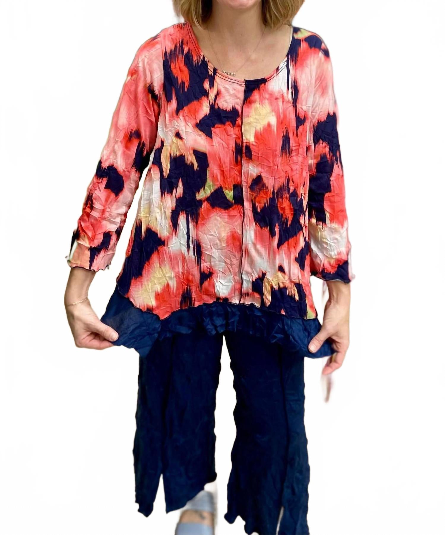 Коралловая блузка с длинными рукавами и цветочным принтом Vine Street
Коралловая блузка с длинными рукавами и цветочным принтом Vine Street