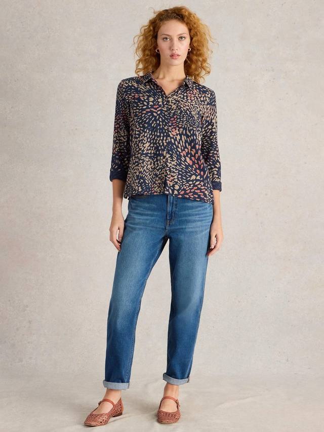 Абстрактная рубашка из чистого органического хлопка sophie White Stuff, темно-синий/разноцветный
Абстрактная рубашка из чистого органического хлопка sophie White Stuff, темно-синий/разноцветный