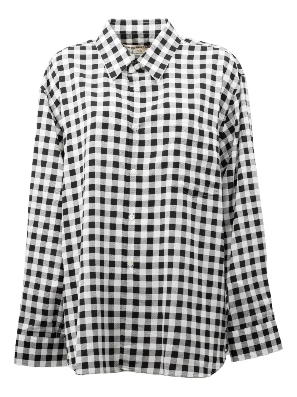 Рубашка в клетку Comme Des Garcons, белый
Рубашка в клетку Comme Des Garcons, белый