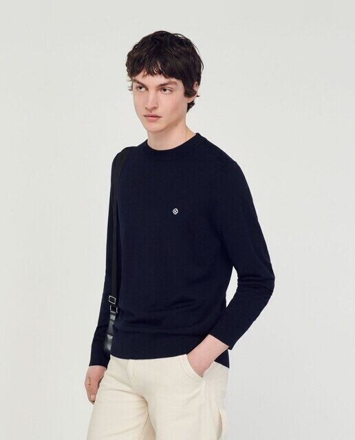 Мужская толстовка с круглым вырезом Sandro, черный
Мужская толстовка с круглым вырезом Sandro, черный