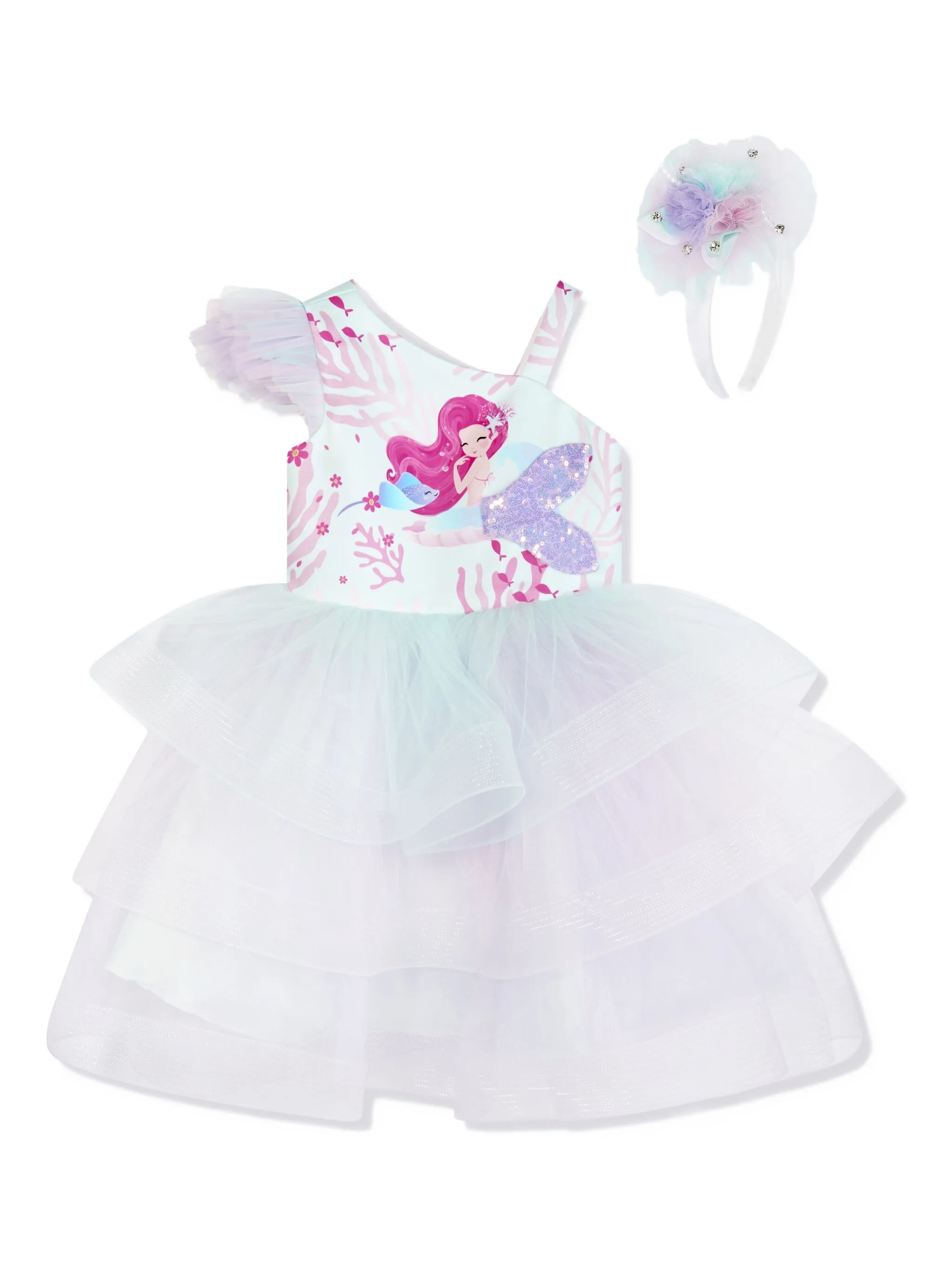 Платье с оборками Magical Costumes, белый
Платье с оборками Magical Costumes, белый