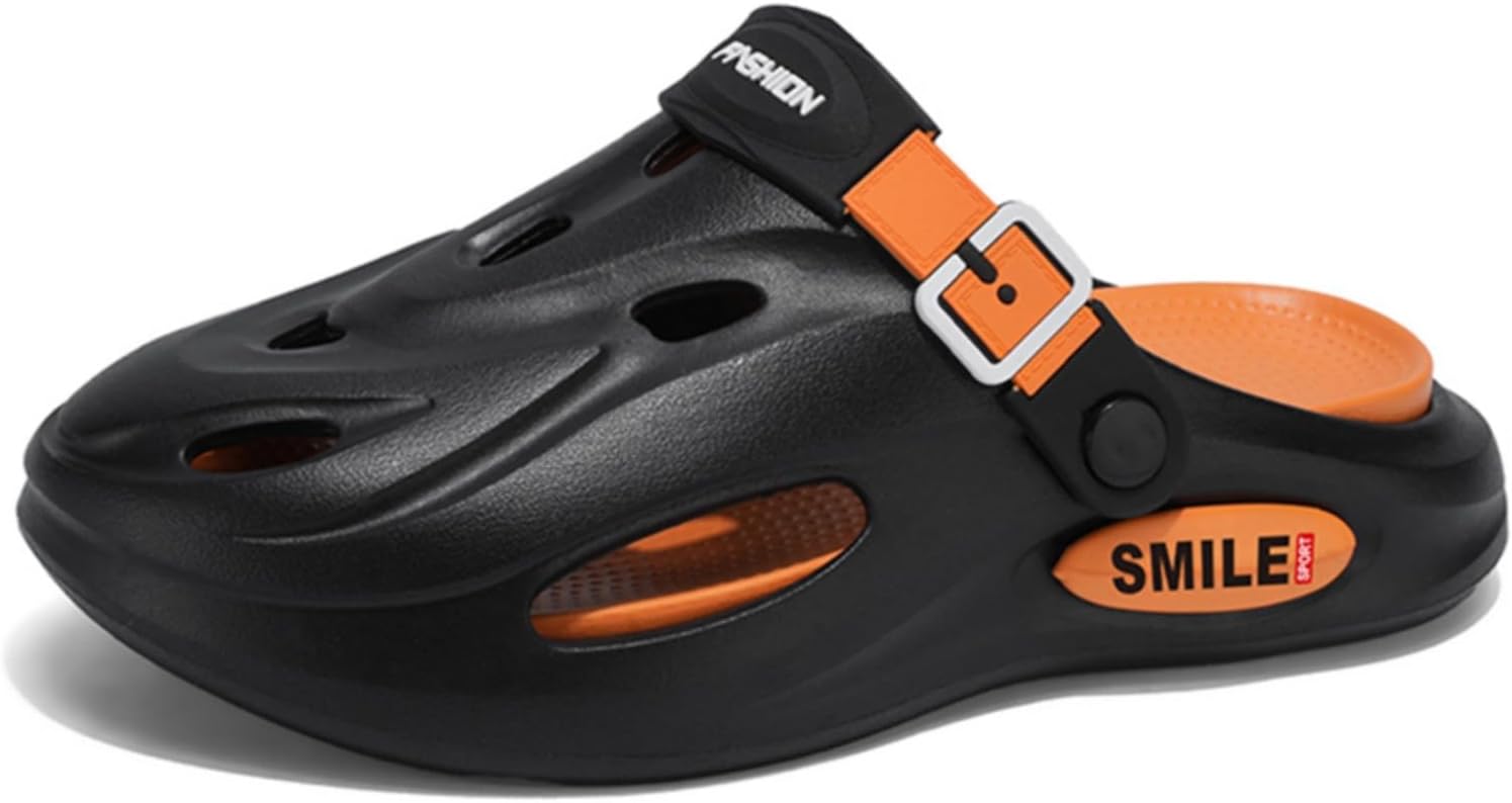 Модные комфортные сабо на платформе для мужчин, из материала EVA, высота 4 см - увеличивающие рост, Шлепацы, повседневные тапочки, пляжная обувь, стильные сандалии Khwfjas, черный
Модные комфортные сабо на платформе для мужчин, из материала EVA, высота 4 см - увеличивающие рост, Шлепацы, повседневные тапочки, пляжная обувь, стильные сандалии Khwfjas, черный