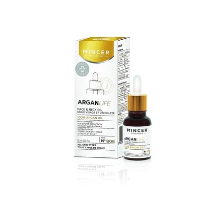 Mincer Pharma Argan Life 50+ Увлажняющее, осветляющее и уменьшающее пигментные пятна лицо и шею 100% аргановое масло 15 мл, Mincer Est. Pharma 1989
Mincer Pharma Argan Life 50+ Увлажняющее, осветляющее и уменьшающее пигментные пятна лицо и шею 100% аргановое масло 15 мл, Mincer Est. Pharma 1989