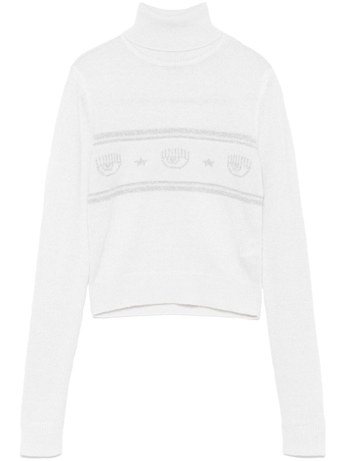 Chiara Ferragni свитер с логотипом Eyelike, белый
Chiara Ferragni свитер с логотипом Eyelike, белый