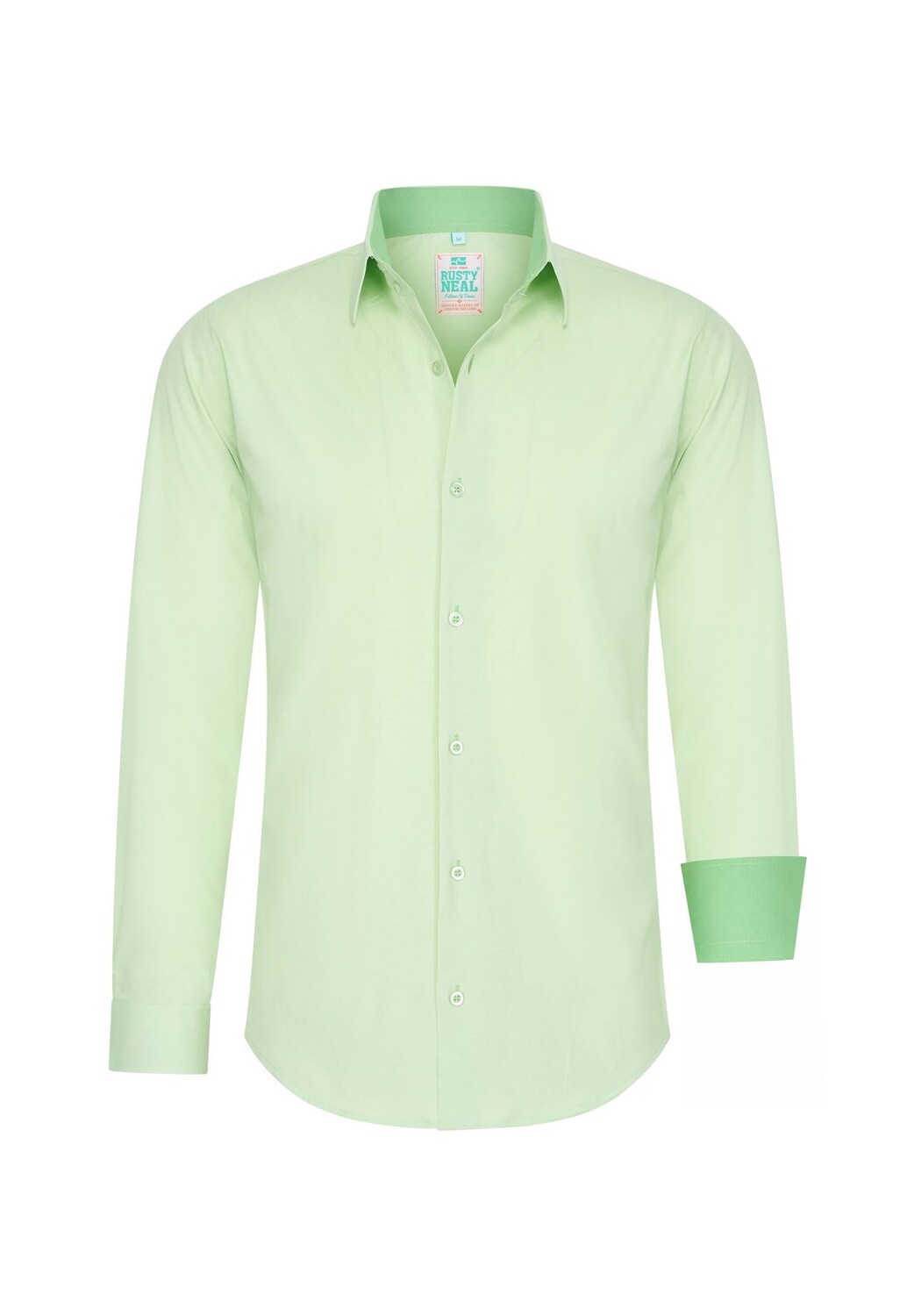 Рубашка с контрастным внутренним воротником RUSTY NEAL, зеленый
Рубашка с контрастным внутренним воротником RUSTY NEAL, зеленый