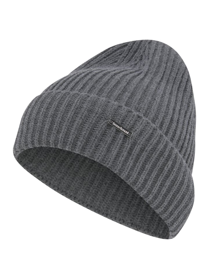 Вязаная шапка серого меланжа Bruno Banani
Вязаная шапка серого меланжа Bruno Banani