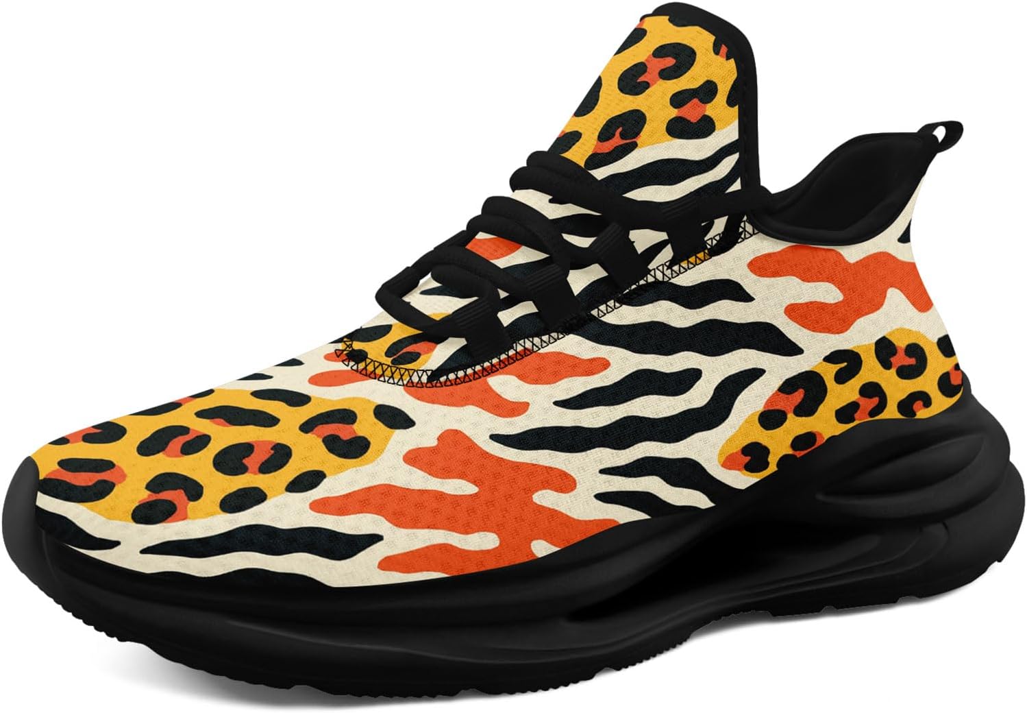 Женские беговые кроссовки AWSOLE с леопардовым принтом, мужские яркие сетчатые кроссовки, легкие, дышащие, с амортизирующей подошвой и шнуровкой, черный/красный/оранжевый/коричневый/бежевый
Женские беговые кроссовки AWSOLE с леопардовым принтом, мужские яркие сетчатые кроссовки, легкие, дышащие, с амортизирующей подошвой и шнуровкой, черный/красный/оранжевый/коричневый/бежевый