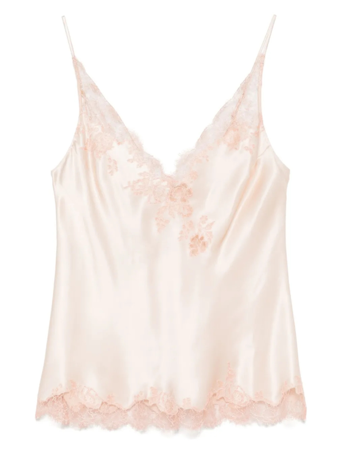 Шелковый топ на бретелях с кружевом Caudry Carine Gilson, розовый
Шелковый топ на бретелях с кружевом Caudry Carine Gilson, розовый