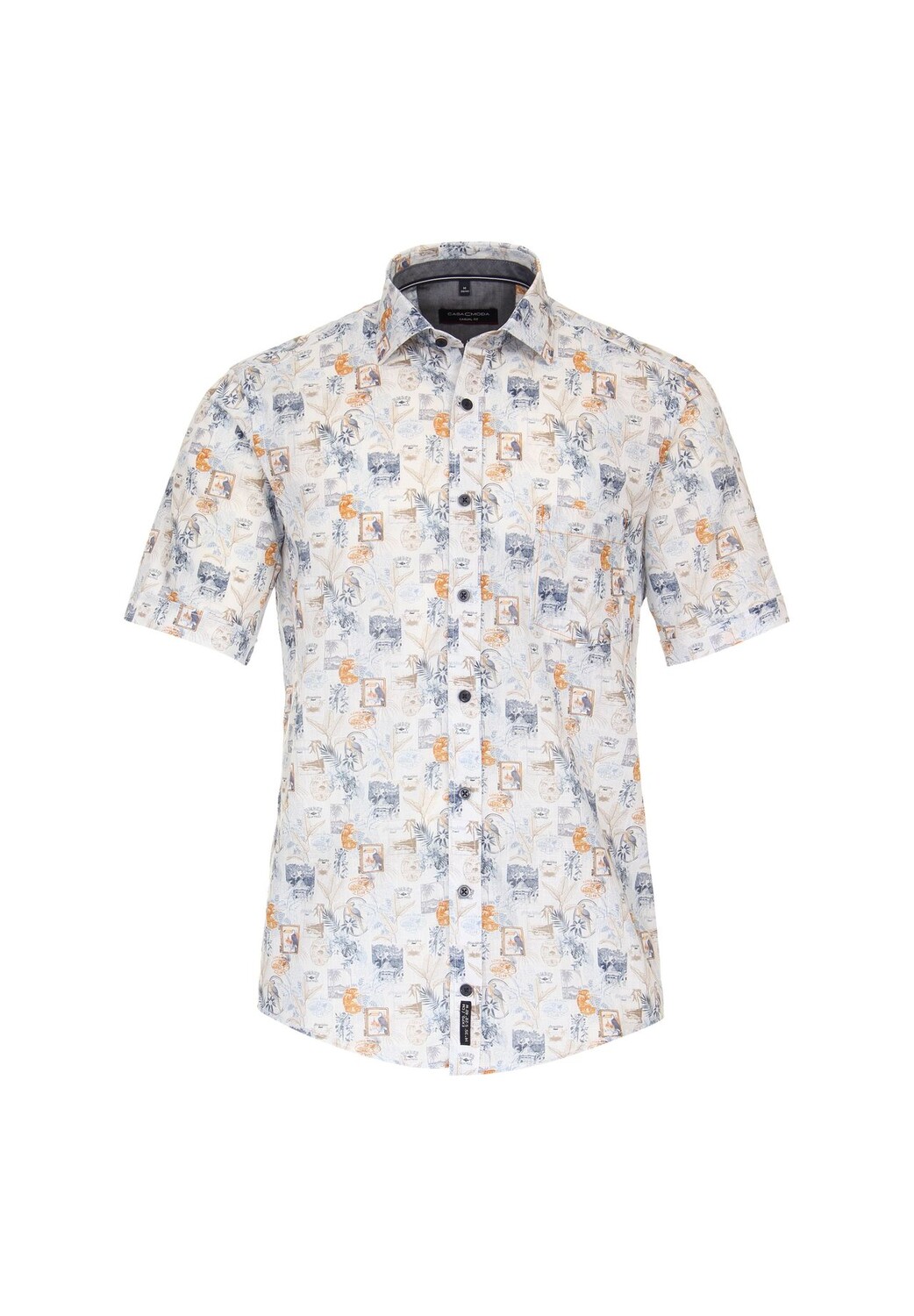 Мужская повседневная рубашка, принт с короткими рукавами, повседневный крой CASAMODA, цвет Mittelblau
Мужская повседневная рубашка, принт с короткими рукавами, повседневный крой CASAMODA, цвет Mittelblau