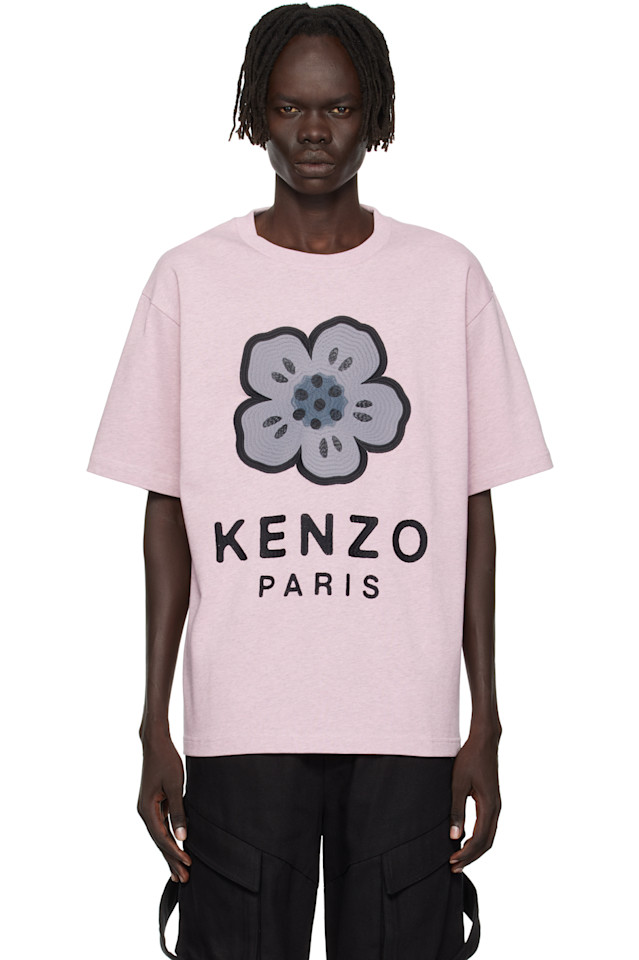 Kenzo Розовая футболка оверсайз Kenzo Paris с вышитым цветком «боке»
Kenzo Розовая футболка оверсайз Kenzo Paris с вышитым цветком «боке»