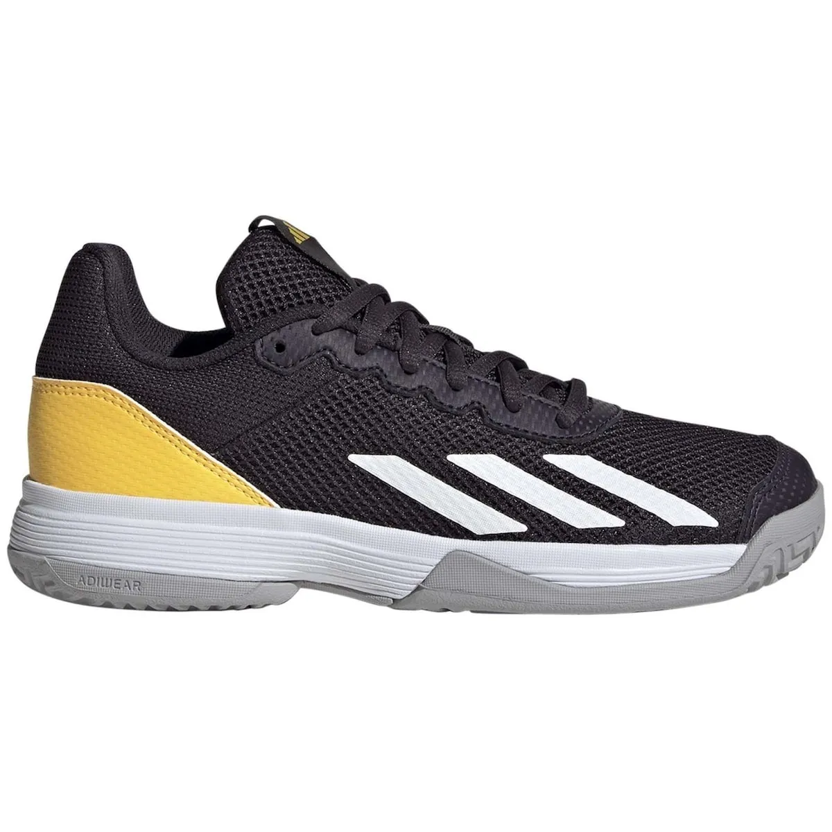 Детские теннисные кроссовки COURTFLASH Adidas, черный/желтый
Детские теннисные кроссовки COURTFLASH Adidas, черный/желтый