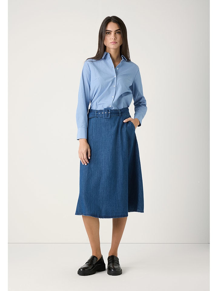 More & More Джинсовая юбка синего цвета
More & More Джинсовая юбка синего цвета